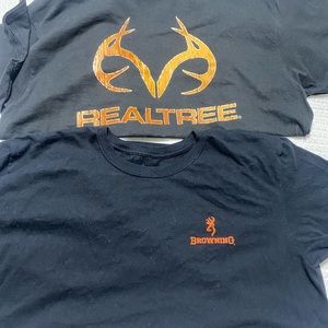 Men’s shirts browning and realtree XL